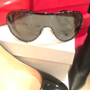 Valentino black studded sunglasses